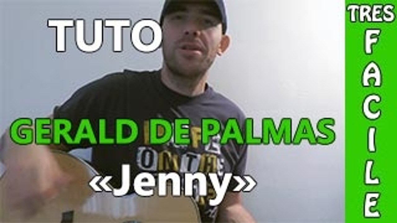 Gerald de Palmas - Jenny - Cours Guitare ( Facile )