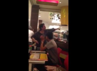 Barraco em restaurante no Barra Shopping