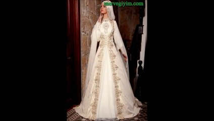 En Güzel Tesettür Gelinlik Modelleri