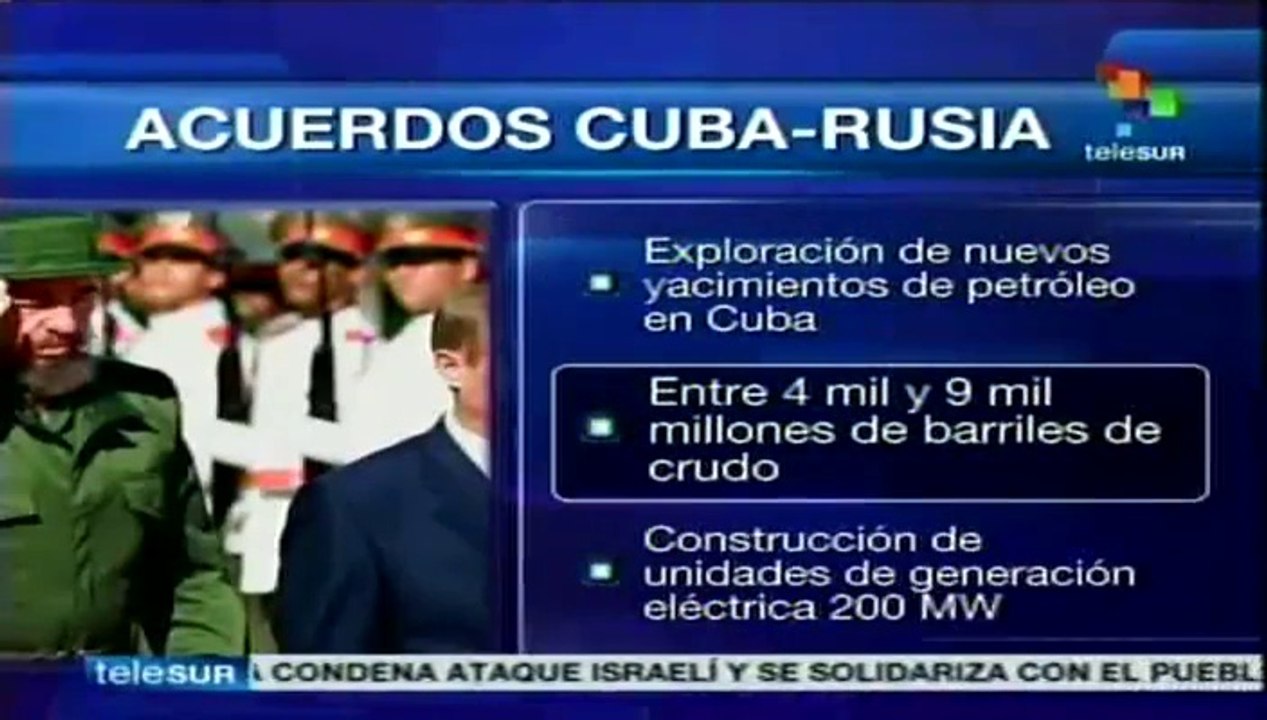Rusia y Cuba alcanzan una decena de acuerdos estratégicos