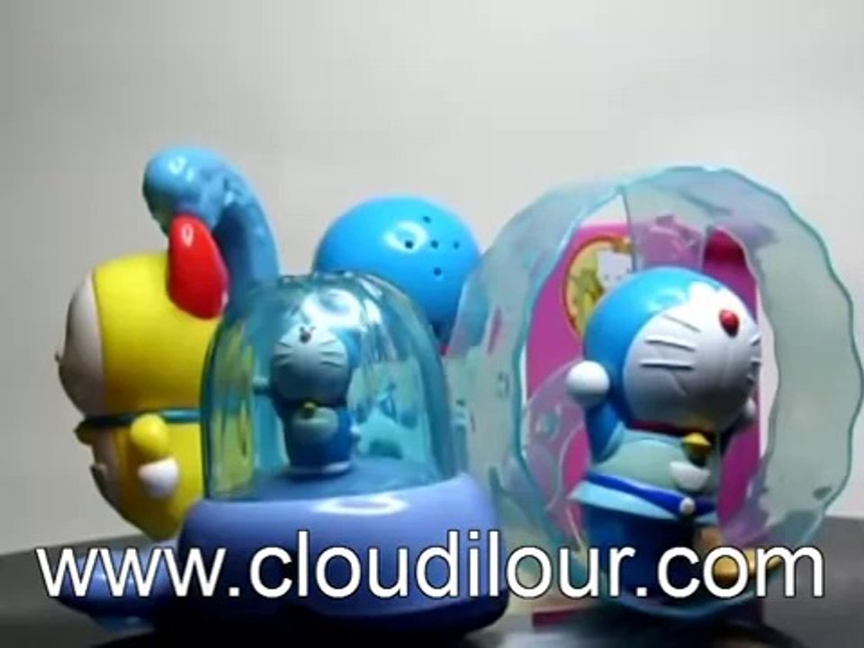McDonald's Happy Meal Doraemon toys - lot of 5 toys figures whale 2010 youtube