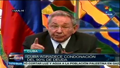 Cuba agradece a Rusia la condonación del 90% de su deuda