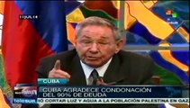 Cuba agradece a Rusia la condonación del 90% de su deuda