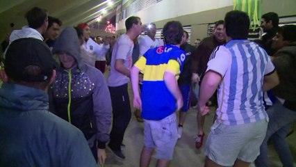 Argentine football fans invade Rio de Janeiro
