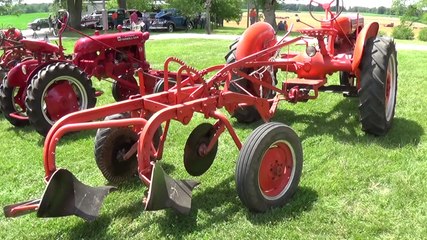 7/5/14 Old Allis Chalmers tractors are seen here