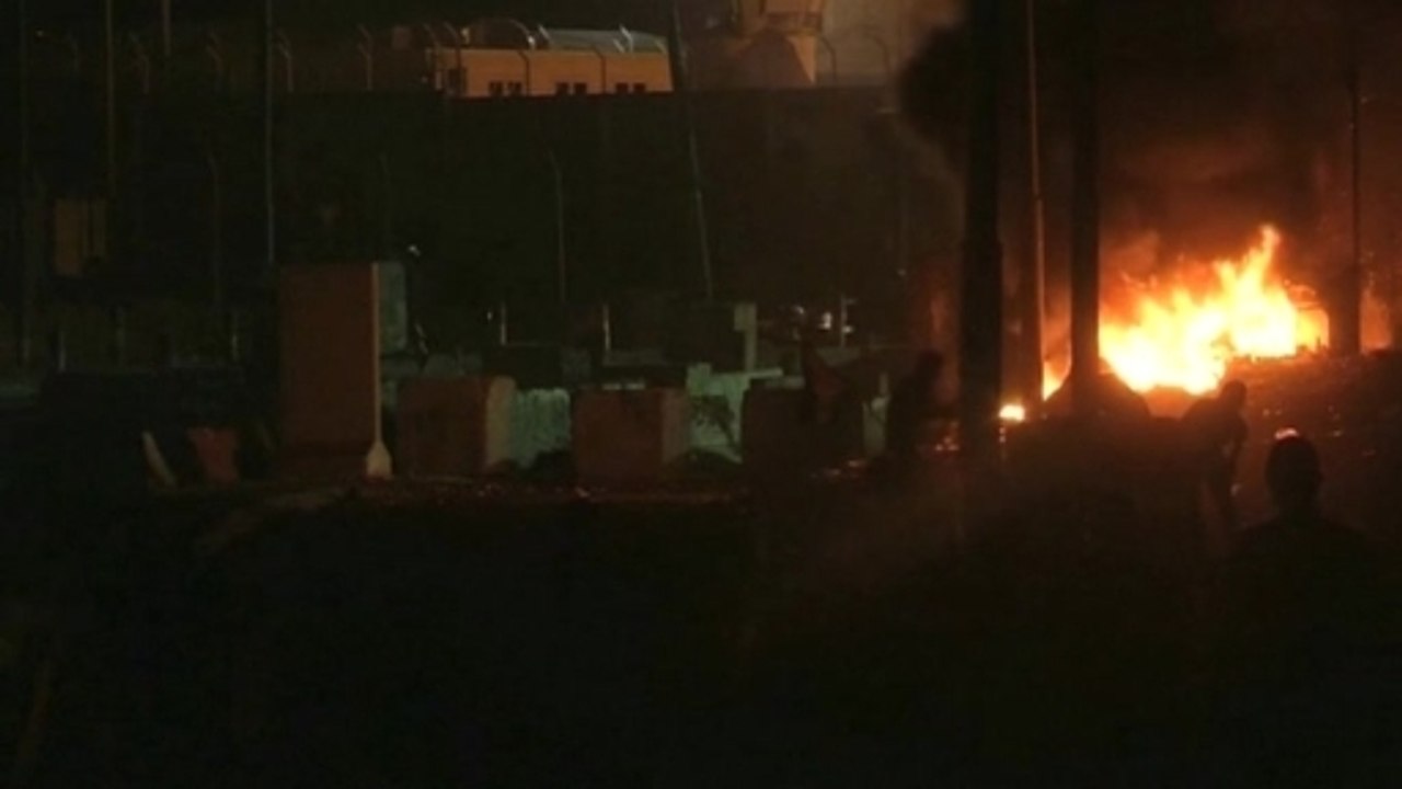 Clashes erupt during West Bank protest