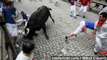 Author Gored By Bull At Pamplona Says He Got Lucky