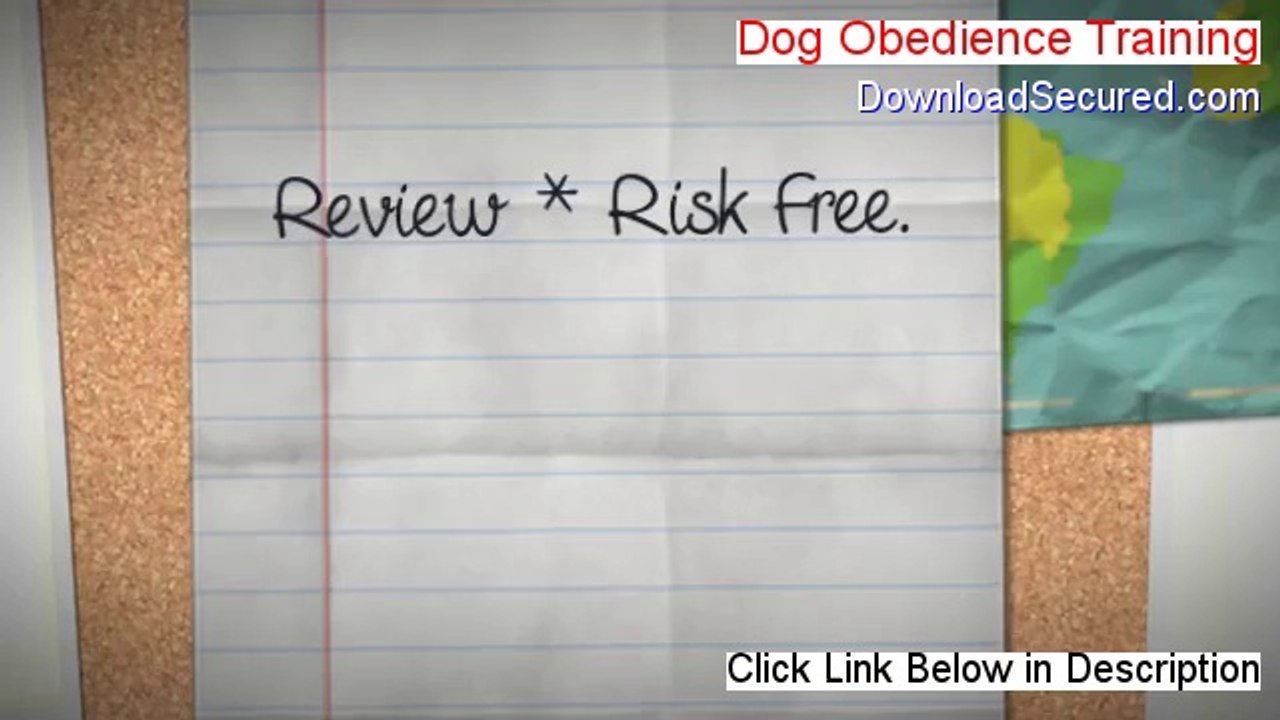 Dog Obedience Training Review - Watch this 2014
