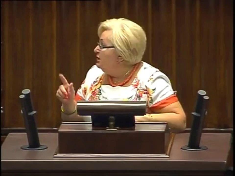 Poseł Maria Nowak - Wystąpienie z dnia 09 lipca 2014 roku.