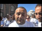 Napoli - La protesta dei dipendenti Jabil di Marcianise -2- (11.07.14)