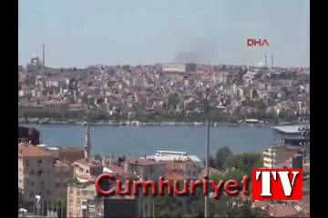 Zeytinburnu'ndaki şiddetli patlamadan ilk görüntüler