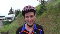Aurélien, jeune cyclotouriste, sur le Tour de France à Gerardmer