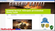 GUNSHIP BATTLE Helicopter 3D Android iOS Hack Cheats [July 2014] Unlimited Money/Gold