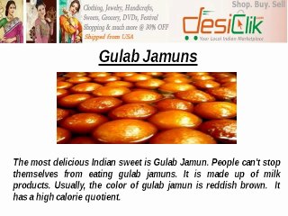 Buy Irresistible Indian Sweets Online