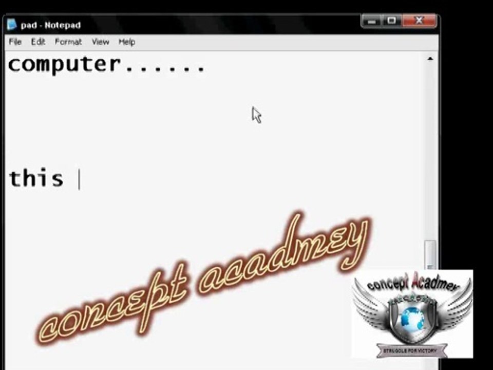 HOW YO MAKE A VIRUS THAT CRACK PC FOREVER.......