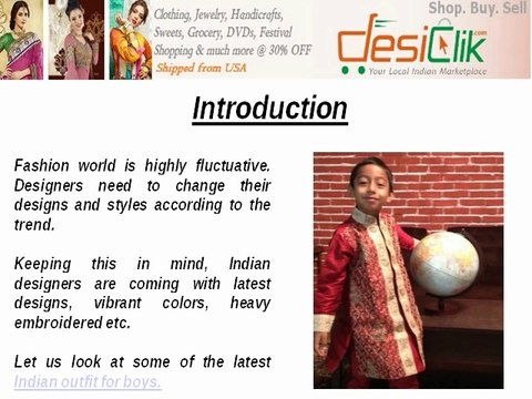 New Fashion Trends in Indian Outfit for Boys