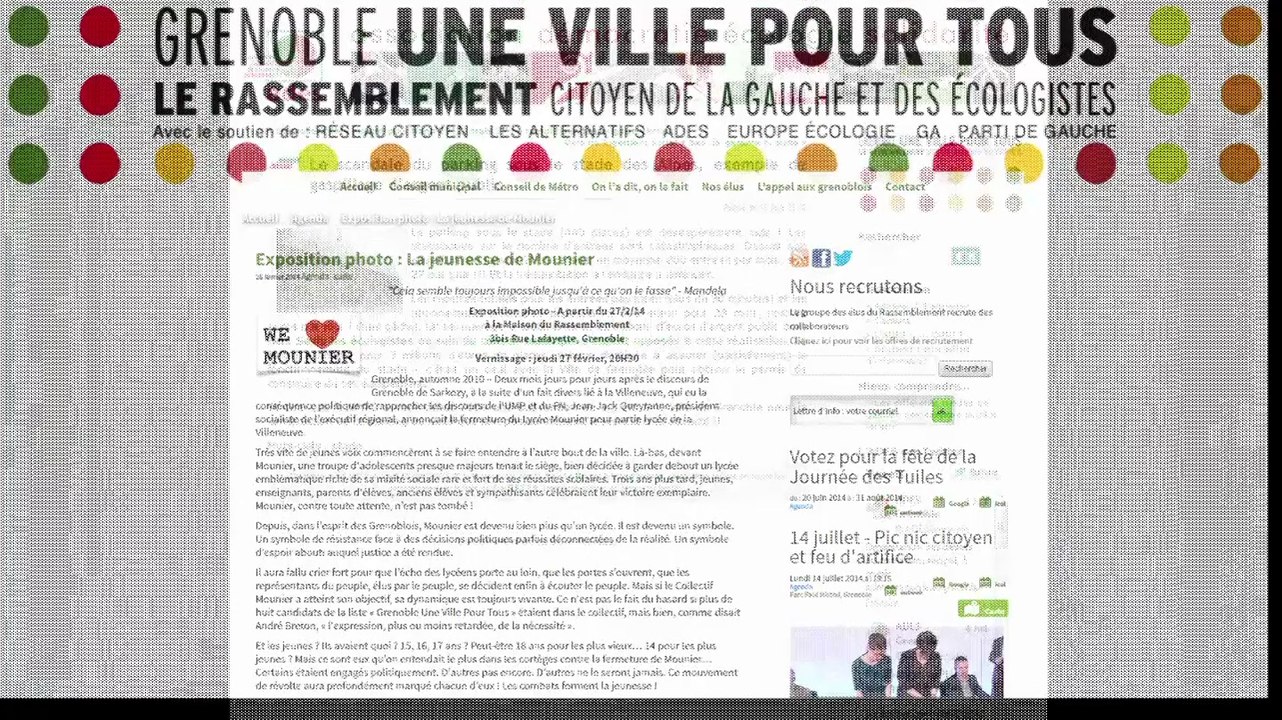 Grenoble, une ville pour tous : analyse de la victoire du Rassemblement citoyen de la gauche et des écologiste et perspectivess