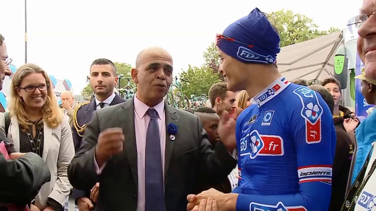 Kader Arif à la 7e étape du Tour de France