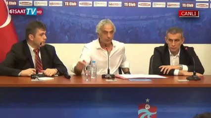 Trabzonspor'da Halilhodzic imzayı attı