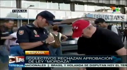 España: colectivos rechazan aprobación de "Ley Mordaza"