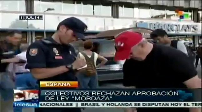 España: colectivos rechazan aprobación de Ley Mordaza