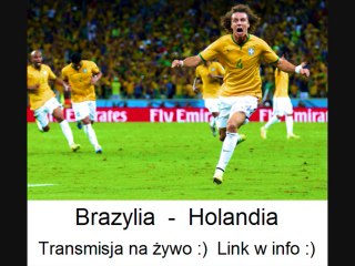 Brazylia - Holandia LIVE. TRANSMISJA NA ŻYWO z Mundialu 2014