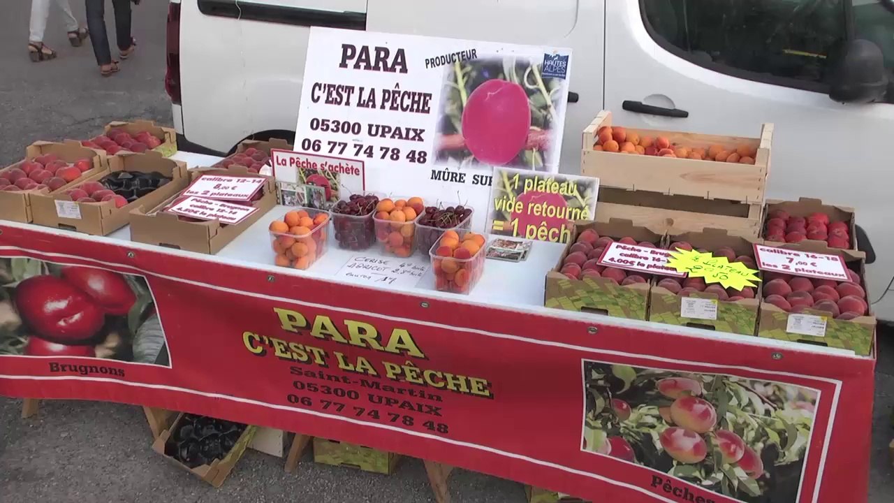 Hautes-Alpes: Maché des producteurs à Chorges