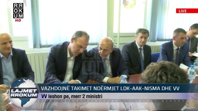 VAZHDOJNE TAKIMET NDERMJET LDK, AAK, NISMA DHE VV