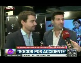 Pedro nota en Viva la Tarde presentación Socios por Accidente - 12 de Julio