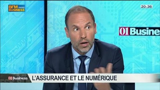 Comment le numérique transforme le business model des assureurs ?: Virginie Fauvel, Godefroy de Colombe et Christophe Dandois, dans 01Business - 12/07 3/4