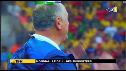 Les supporters brésiliens dépités !