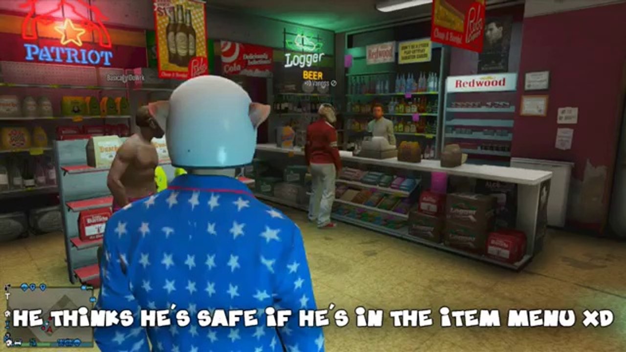 GTA 5 Online Funny Moments 26 - First Person Glitch, Sticky Bomb Fun, and Basically's Dad!