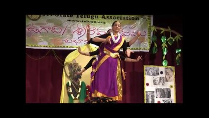 TTA: UGADI SRI RAMANAVAMI 2014:  MAHALAKSHMI VARADHAN'S "SRI RAJESWARI ASHTAKAM" (DANCE)