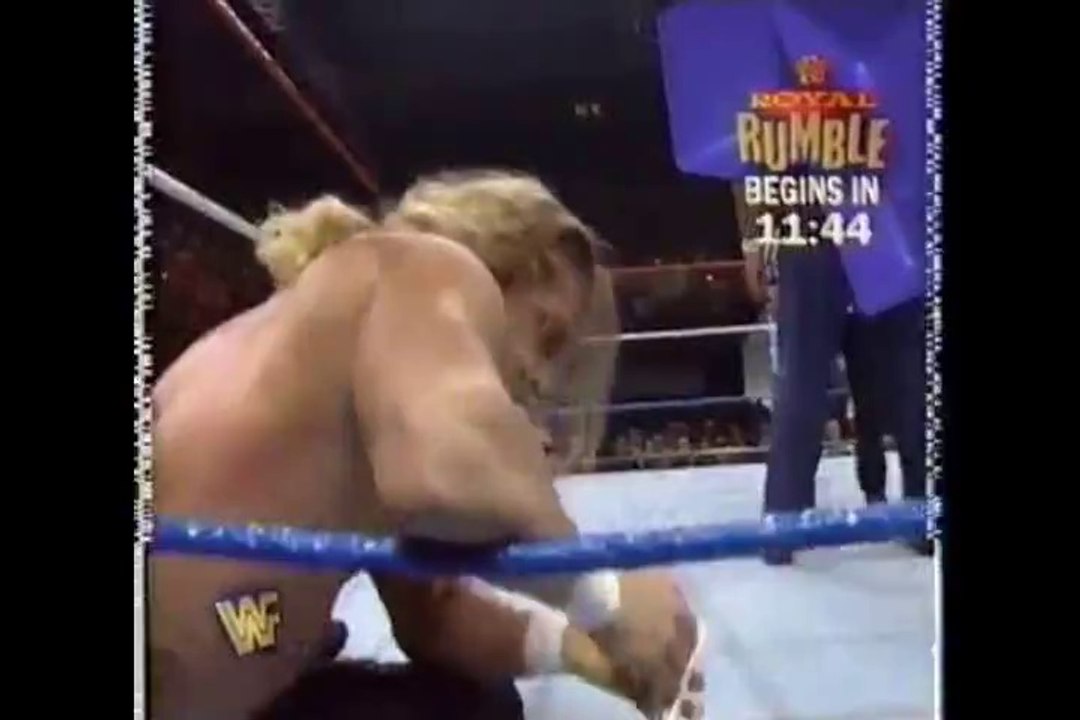 WWF Royal Rumble 1996 Hunter Hearst Helmsley vs Duke Droese Part 2