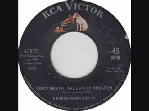 George Hamilton IV - Fort Worth, Dallas Or Houston