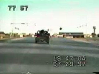 Semi crashes into truck funny clip