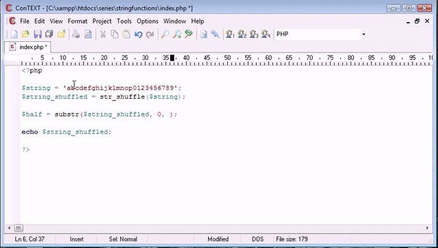 Beginner PHP Tutorial - 35 - String Functions Part 2