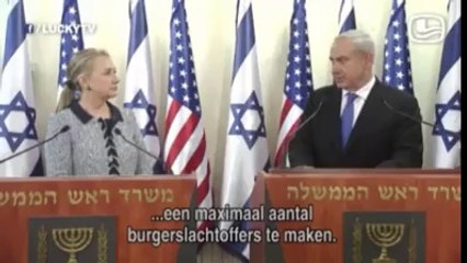 Benjamin Netanyahu insults Hilary Clinton and President Obama.