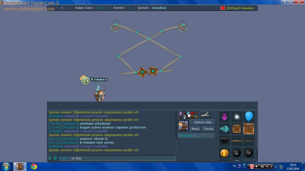 Transformice asansör yapımı