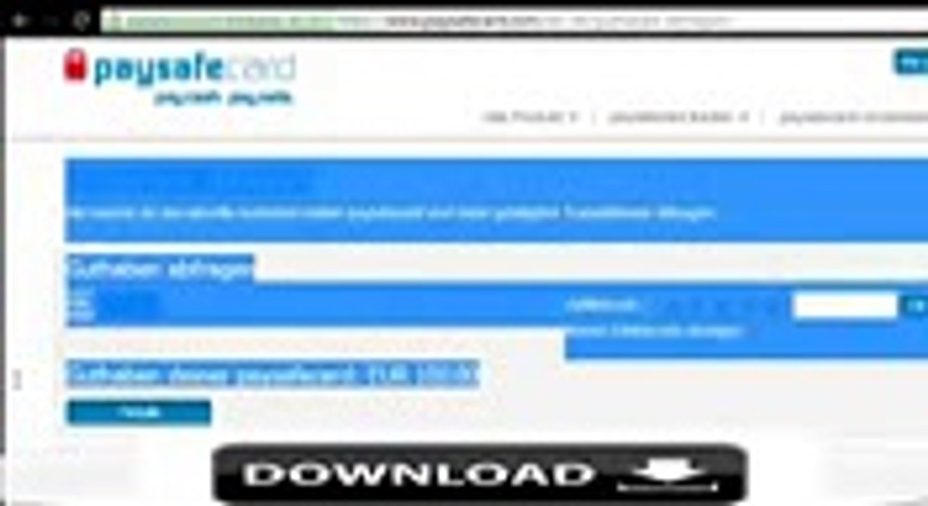 Paysafecard Code Generator July-August 2014