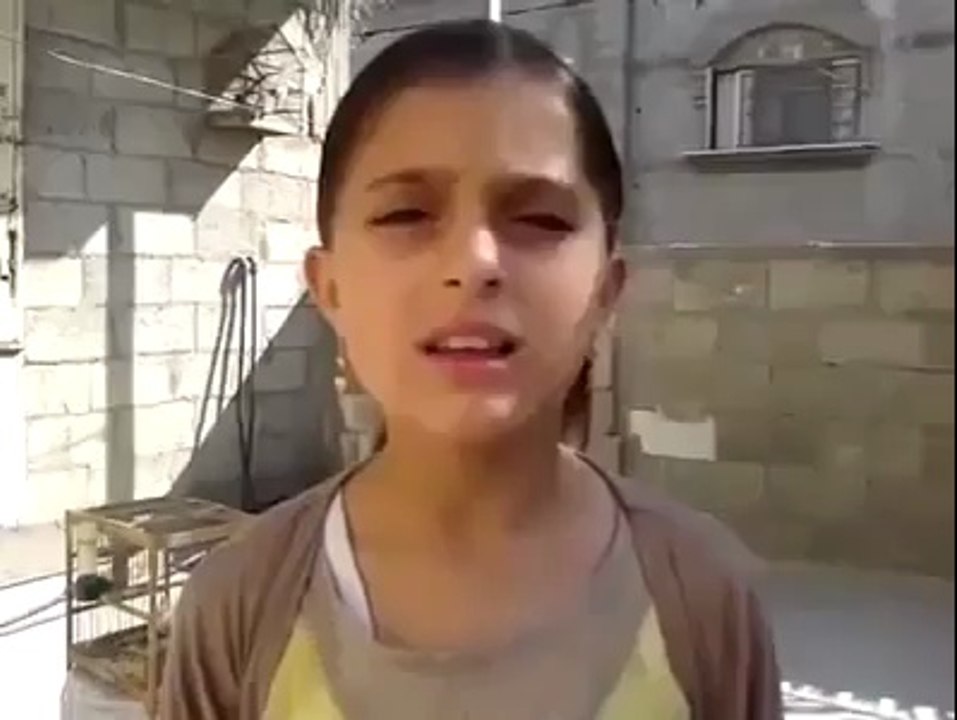 Message by a girl from Gaza to the World.
