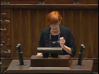 Poseł Elżbieta Rafalska - Wystąpienie z dnia 10 lipca 2014 roku.
