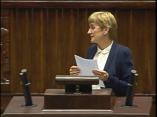 Poseł Janina Okrągły - Wystąpienie z dnia 10 lipca 2014 roku.
