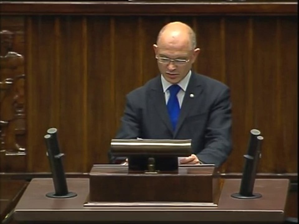 Poseł Waldemar Andzel - Oświadczenie z dnia 10 lipca 2014 roku.