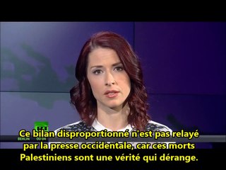 Les médias occidentaux à la botte d'Israël (Abby martin, 10.07.14)