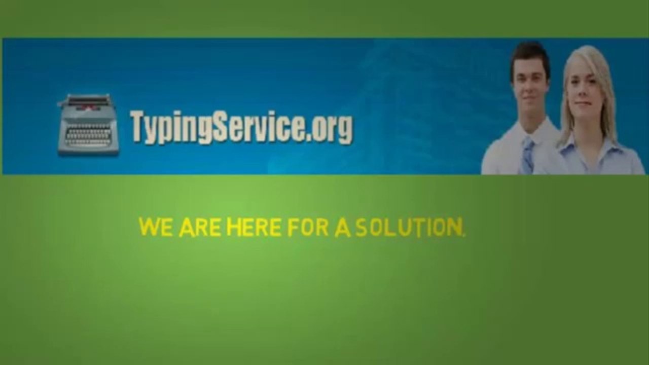 Typing service
