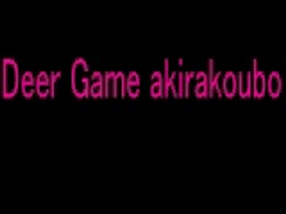 Deer Game　
