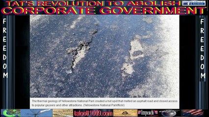 YELLOWSTONE ROAD MELTS ( Volcano's Heat )