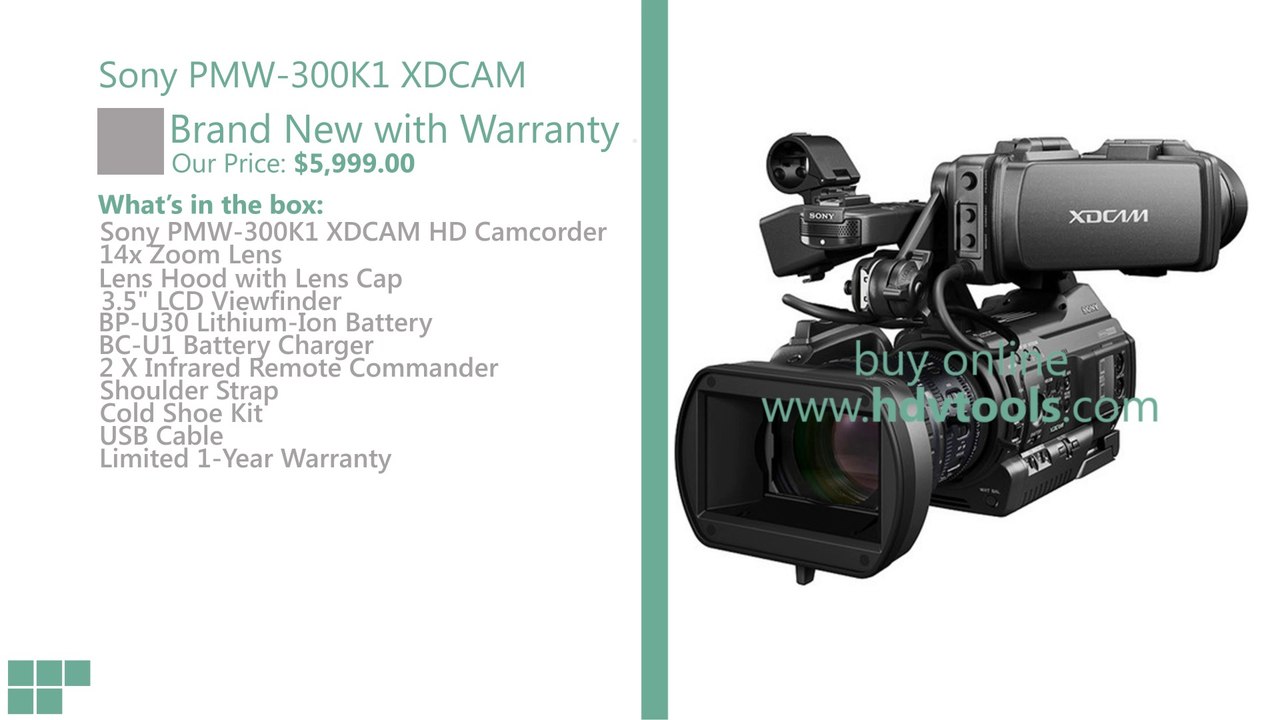 Sony PMW-300K1 XDCAM Price $5999 Brand New with Warranty