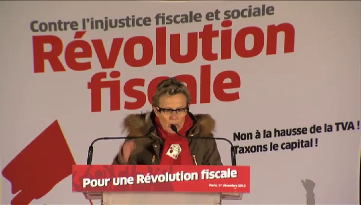 Marche pour la révolution fiscale - intervention de Marianne Journiac